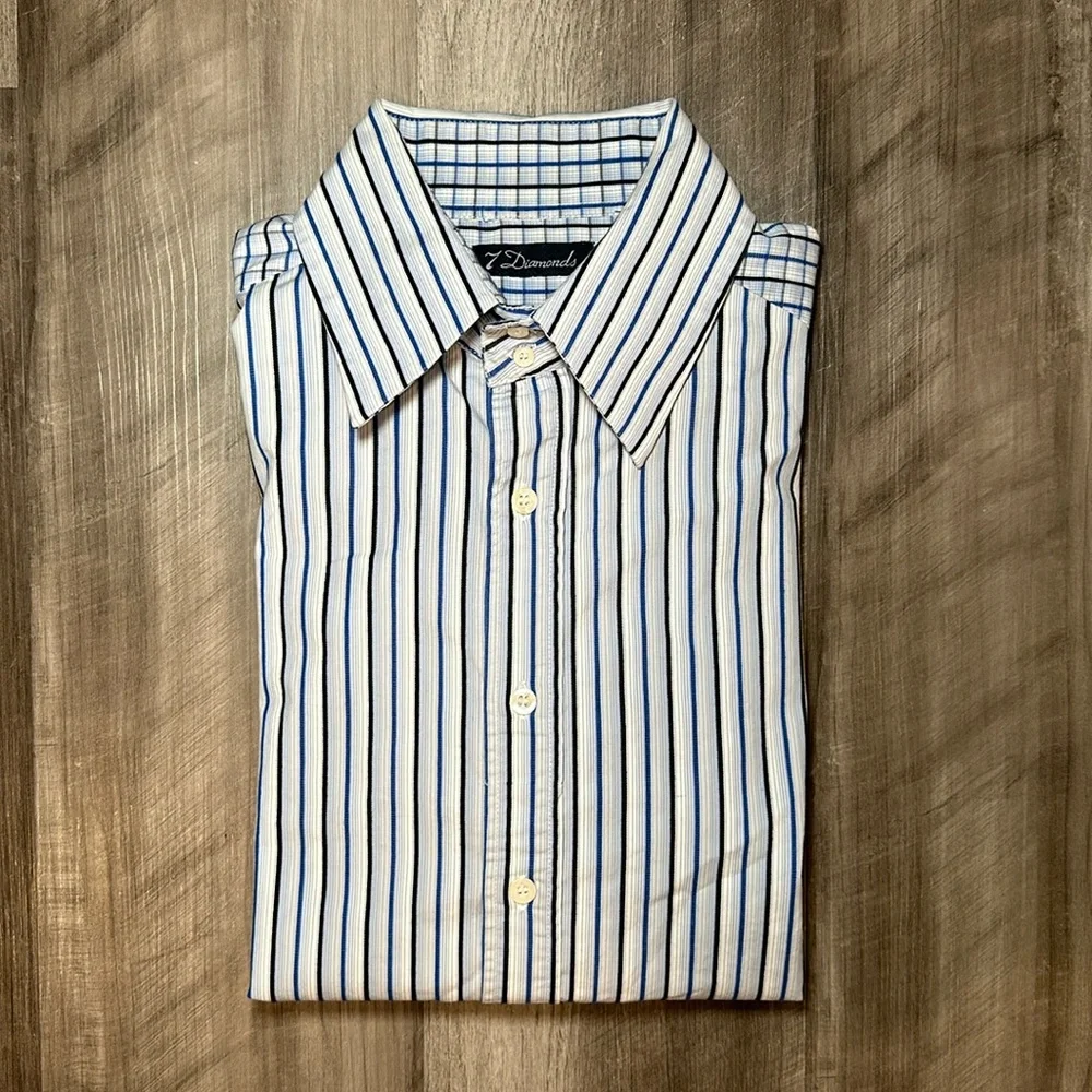 7 Diamonds Long Sleeve Button Down - Large